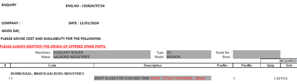 【询价】船舶配件—级联水箱视镜（CK-C20240112-03）询价-泰州昌宽社区-报价采购-船用采购网-船舶物料采购-船务服务-一站式船用设备供应服务