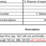 船舶配件—钢丝绳（CK-L20240105-02）询价-船用采购网-船舶物料采购-船务服务-一站式船用设备供应服务