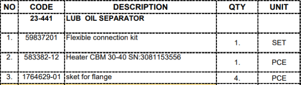 【询价】船舶配件—ALFA备件（CK-C20240118-11）询价-泰州昌宽社区-报价采购-船用采购网-船舶物料采购-船务服务-一站式船用设备供应服务