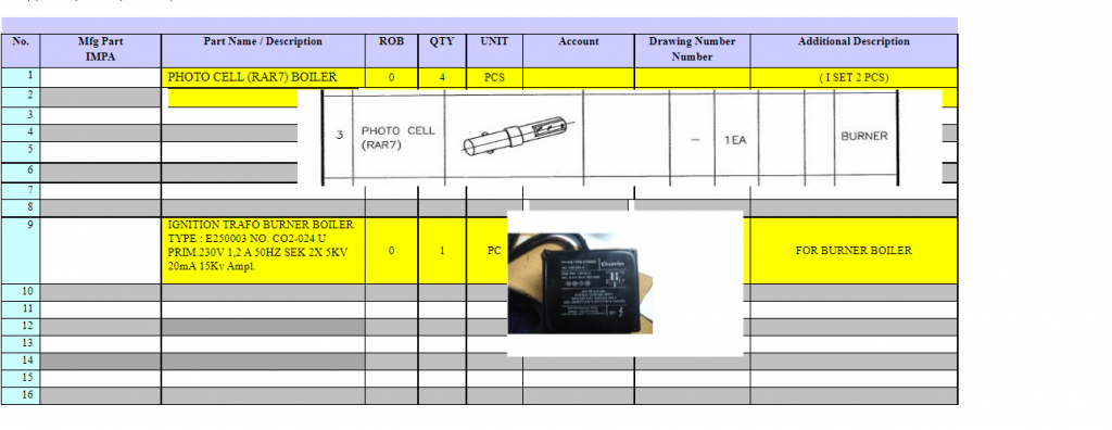 【询价】船舶配件—锅炉备件（CK-R20240116-06）询价-泰州昌宽社区-报价采购-船用采购网-船舶物料采购-船务服务-一站式船用设备供应服务