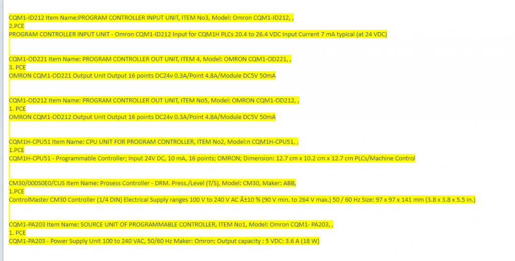 【询价】船舶配件—程序控制器备件（CK-L20240115-02）询价-泰州昌宽社区-报价采购-船用采购网-船舶物料采购-船务服务-一站式船用设备供应服务