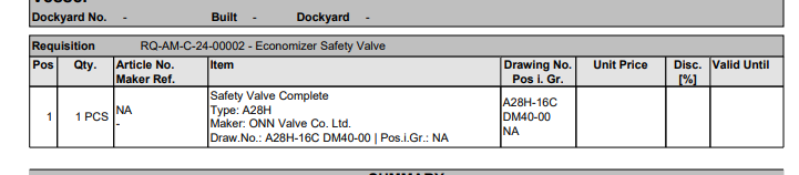 【询价】船舶配件—安全阀（CK-J20240124-21）询价-泰州昌宽社区-报价采购-船用采购网-船舶物料采购-船务服务-一站式船用设备供应服务