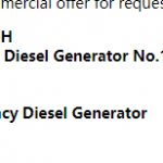 船舶配件—柴油发电机备件（CK-R20240123-06）询价-船用采购网-船舶物料采购-船务服务-一站式船用设备供应服务