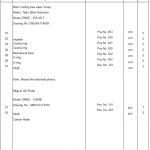 船舶配件—主冷却海水泵备件（CK-C20240110-07）询价-船用采购网-船舶物料采购-船务服务-一站式船用设备供应服务