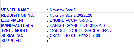 【询价】船舶配件—链式起重机/按钮盒（CK-Y20240116-02）询价-泰州昌宽社区-报价采购-船用采购网-船舶物料采购-船务服务-一站式船用设备供应服务