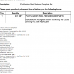船舶配件—引水梯卷轴减速器（CK-R20240105-03）询价-船用采购网-船舶物料采购-船务服务-一站式船用设备供应服务
