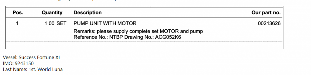 【询价】船舶配件—泵（CK-R20240118-29）询价-泰州昌宽社区-报价采购-船用采购网-船舶物料采购-船务服务-一站式船用设备供应服务