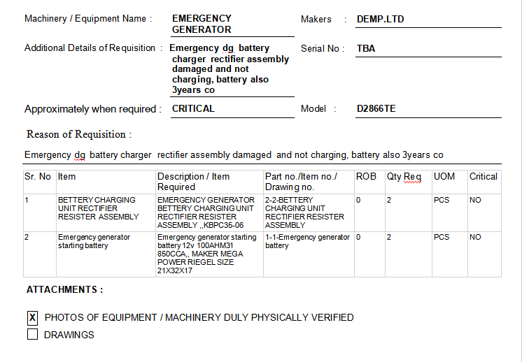 【询价】船舶配件—电阻组件/蓄电池（CK-Y20240131-09）询价-泰州昌宽社区-报价采购-船用采购网-船舶物料采购-船务服务-一站式船用设备供应服务
