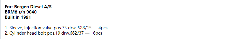 【询价】船舶配件—套筒/气缸盖螺栓（CK-R20240102-01）询价-泰州昌宽社区-报价采购-船用采购网-船舶物料采购-船务服务-一站式船用设备供应服务