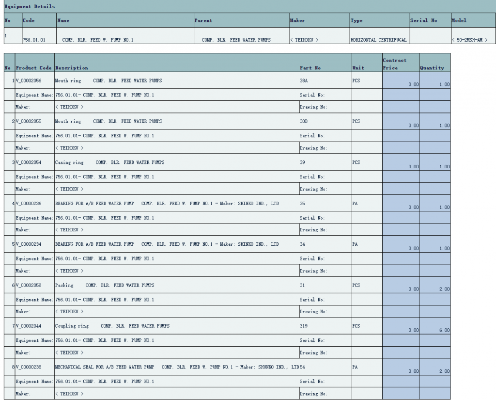 【询价】船舶配件—备件（CK-C20240122-18）询价-泰州昌宽社区-报价采购-船用采购网-船舶物料采购-船务服务-一站式船用设备供应服务