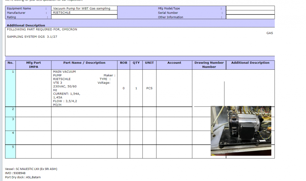 【询价】船舶配件—真空泵（CK-R20240129-08）询价-泰州昌宽社区-报价采购-船用采购网-船舶物料采购-船务服务-一站式船用设备供应服务