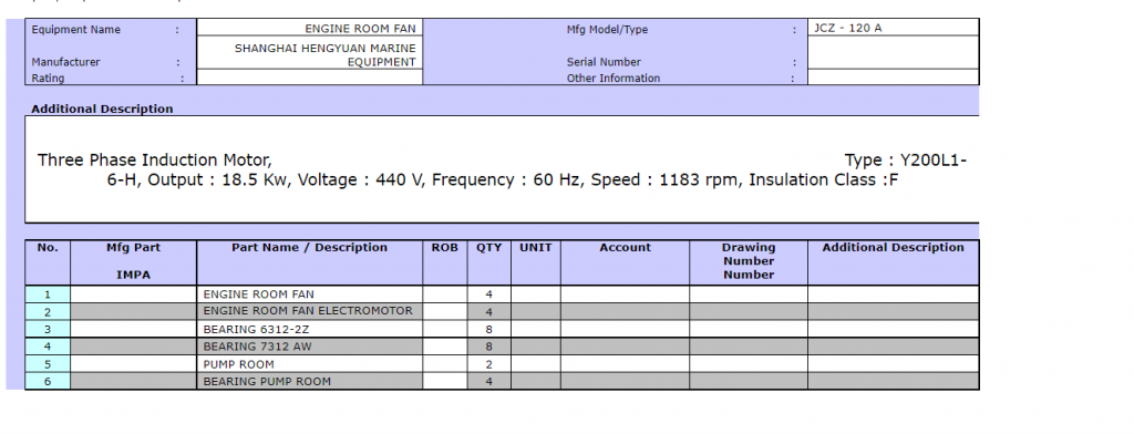 【询价】询价船舶配件—机舱风扇备件（CK-R20240111-25）询价-泰州昌宽社区-报价采购-船用采购网-船舶物料采购-船务服务-一站式船用设备供应服务