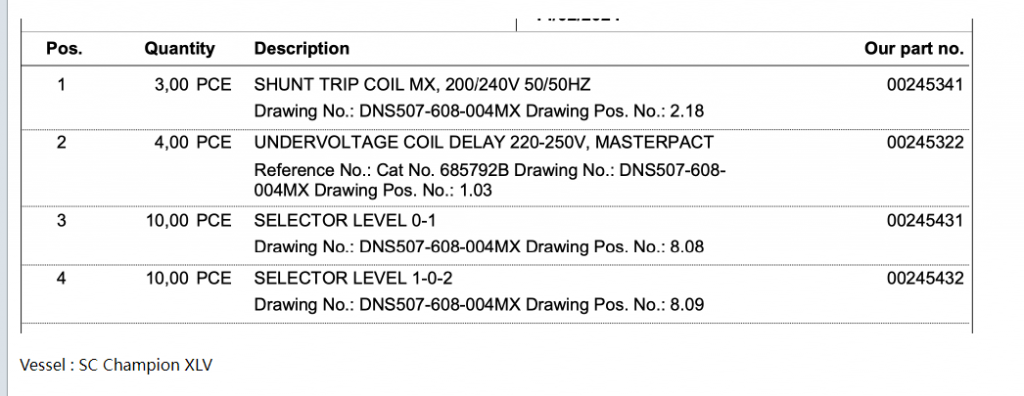 【询价】船舶配件—线圈/选择器（CK-R20240131-23）询价-泰州昌宽社区-报价采购-船用采购网-船舶物料采购-船务服务-一站式船用设备供应服务