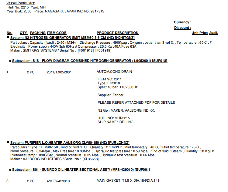 【询价】船舶配件—备件（CK-R20240109-07）询价-泰州昌宽社区-报价采购-船用采购网-船舶物料采购-船务服务-一站式船用设备供应服务