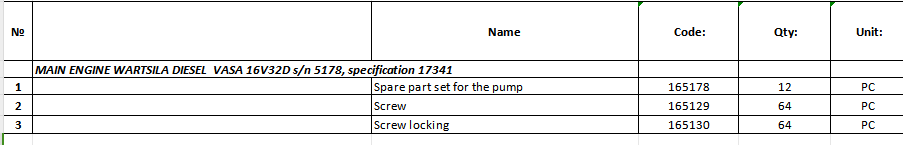 【询价】船舶配件—泵备件/螺丝钉（CK-J20240109-09）询价-泰州昌宽社区-报价采购-船用采购网-船舶物料采购-船务服务-一站式船用设备供应服务