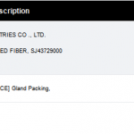 船舶配件—泵压盖填料（CK-C20240116-20）询价-船用采购网-船舶物料采购-船务服务-一站式船用设备供应服务