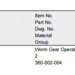 船舶配件—蜗轮传动装置（CK-H20240117-04）询价-船用采购网-船舶物料采购-船务服务-一站式船用设备供应服务