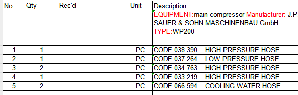 【询价】船舶配件—软管（CK-C20240119-16）询价-泰州昌宽社区-报价采购-船用采购网-船舶物料采购-船务服务-一站式船用设备供应服务