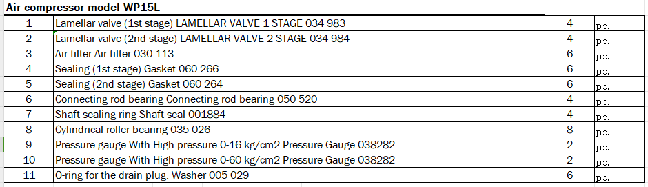 【询价】船舶配件—空气压缩机备件（CK-J20240123-13）询价-泰州昌宽社区-报价采购-船用采购网-船舶物料采购-船务服务-一站式船用设备供应服务