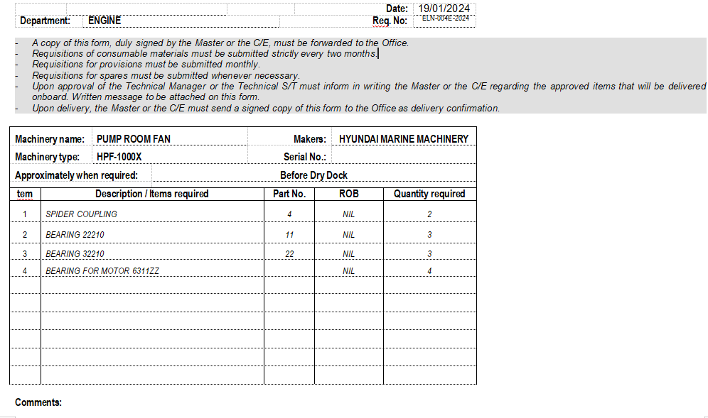 【询价】船舶配件—星形联轴器/轴承（CK-Y20240123-02）询价-泰州昌宽社区-报价采购-船用采购网-船舶物料采购-船务服务-一站式船用设备供应服务