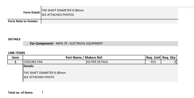 【询价】船舶配件—冷却风扇（CK-R20240124-22）询价-泰州昌宽社区-报价采购-船用采购网-船舶物料采购-船务服务-一站式船用设备供应服务