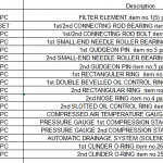 船舶配件—压缩机备件（CK-C20240124-14）询价-船用采购网-船舶物料采购-船务服务-一站式船用设备供应服务