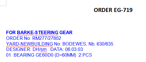 【询价】船舶配件—轴承（CK-J20240129-15）询价-泰州昌宽社区-报价采购-船用采购网-船舶物料采购-船务服务-一站式船用设备供应服务