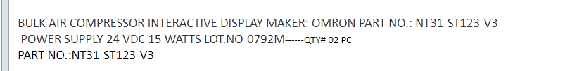 【询价】船舶配件—空气压缩机交互式显示屏（CK-J20240102-10）询价-泰州昌宽社区-报价采购-船用采购网-船舶物料采购-船务服务-一站式船用设备供应服务