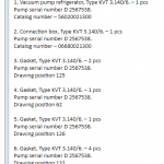 船舶配件—真空泵制冷机/接线盒/垫片（CK-J20240109-01）询价-船用采购网-船舶物料采购-船务服务-一站式船用设备供应服务