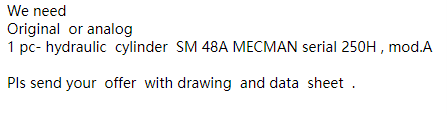 【询价】船舶配件—液压缸（CK-J20240123-03）询价-泰州昌宽社区-报价采购-船用采购网-船舶物料采购-船务服务-一站式船用设备供应服务