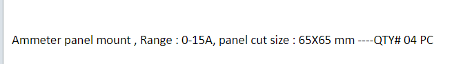 【询价】船舶配件—电流表面板（CK-J20240124-08）询价-泰州昌宽社区-报价采购-船用采购网-船舶物料采购-船务服务-一站式船用设备供应服务