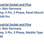 船舶配件—插座&插头（CK-Y20240125-04）询价-船用采购网-船舶物料采购-船务服务-一站式船用设备供应服务