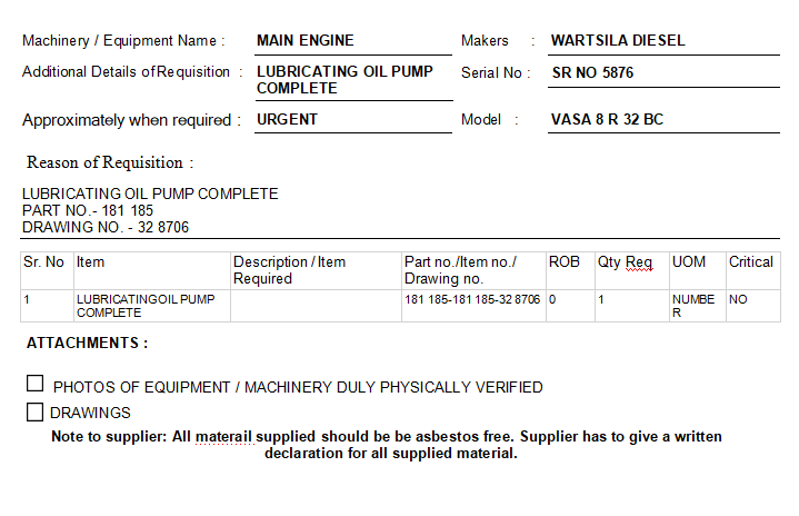【询价】船舶配件—润油泵（CK-Y20240131-03）询价-泰州昌宽社区-报价采购-船用采购网-船舶物料采购-船务服务-一站式船用设备供应服务