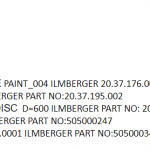 船舶备件— ILMBERGER配件（CK-J20240226-08）询价-船用采购网-船舶物料采购-船务服务-一站式船用设备供应服务
