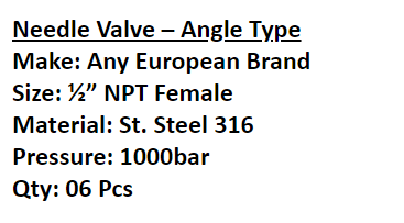 【询价】船舶备件—针阀-角型（CK-Y20240220-02）询价-泰州昌宽社区-报价采购-船用采购网-船舶物料采购-船务服务-一站式船用设备供应服务