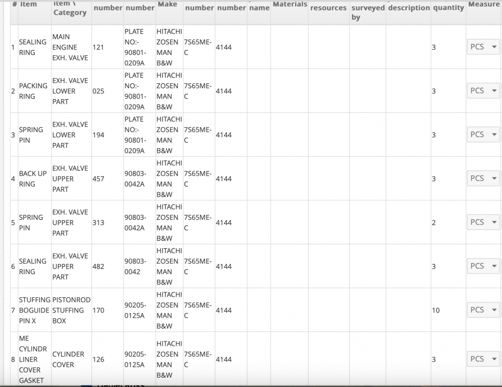 【询价】船舶备件—备件（CK-R20240221-19）询价-泰州昌宽社区-报价采购-船用采购网-船舶物料采购-船务服务-一站式船用设备供应服务