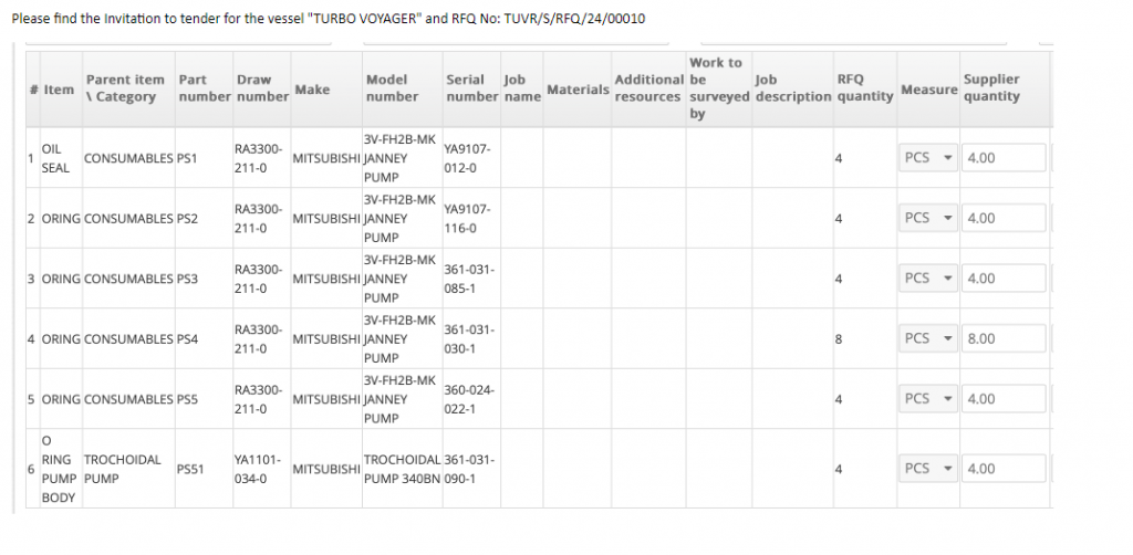 【询价】船舶备件—配件（CK-R20240223-19）询价-泰州昌宽社区-报价采购-船用采购网-船舶物料采购-船务服务-一站式船用设备供应服务