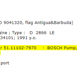 船舶备件—BOSCH燃油喷射泵（CK-J20240228-09）询价-船用采购网-船舶物料采购-船务服务-一站式船用设备供应服务