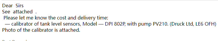 【询价】船舶备件—储罐液位传感器校准器（CK-J20240223-04）询价-泰州昌宽社区-报价采购-船用采购网-船舶物料采购-船务服务-一站式船用设备供应服务
