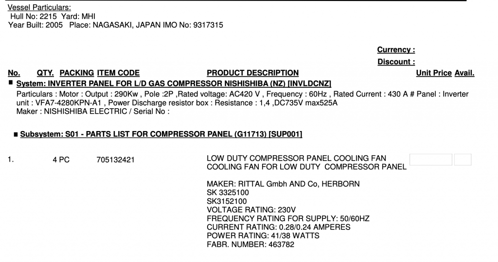 【询价】船舶备件—低负荷压缩机面板冷却风扇（CK-R20240229-12）询价-泰州昌宽社区-报价采购-船用采购网-船舶物料采购-船务服务-一站式船用设备供应服务