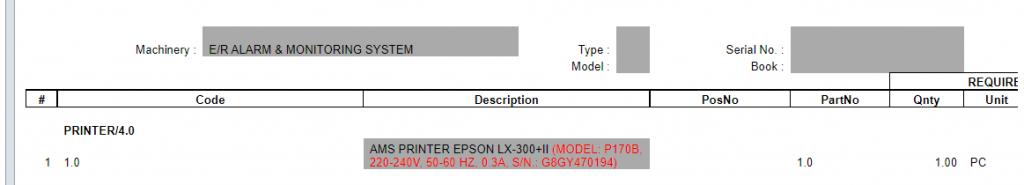 【询价】船舶备件—打印机（CK-H20240220-09）询价-泰州昌宽社区-报价采购-船用采购网-船舶物料采购-船务服务-一站式船用设备供应服务