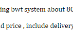 船舶备件—BWT系统（CK-C20240222-06）询价-船用采购网-船舶物料采购-船务服务-一站式船用设备供应服务