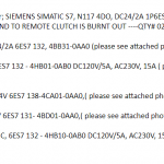船舶备件—西门子备件（CK-J20240222-32）询价-船用采购网-船舶物料采购-船务服务-一站式船用设备供应服务