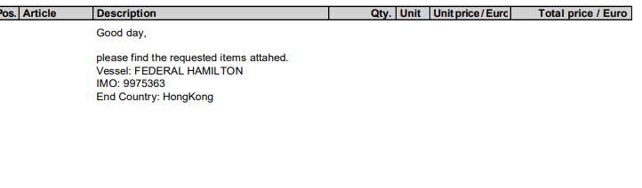 【询价】船舶备件—配件（CK-L20240229-01）询价-泰州昌宽社区-报价采购-船用采购网-船舶物料采购-船务服务-一站式船用设备供应服务