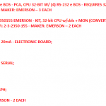 船舶备件—中央处理器/模拟电子板（CK-C20240221-07）询价-船用采购网-船舶物料采购-船务服务-一站式船用设备供应服务