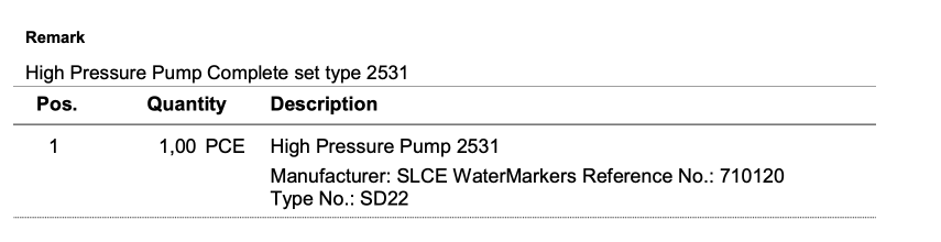 【询价】船舶备件—高压泵（CK-R20240226-13）询价-泰州昌宽社区-报价采购-船用采购网-船舶物料采购-船务服务-一站式船用设备供应服务