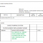 船舶备件—主过滤元件（CK-H20240219-16）询价-船用采购网-船舶物料采购-船务服务-一站式船用设备供应服务