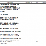 船舶备件—端部分离机构（CK-H20240221-01）询价-船用采购网-船舶物料采购-船务服务-一站式船用设备供应服务