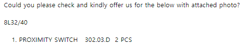 【询价】船舶配件—接近开关（CK-C20240201-08）询价-泰州昌宽社区-报价采购-船用采购网-船舶物料采购-船务服务-一站式船用设备供应服务