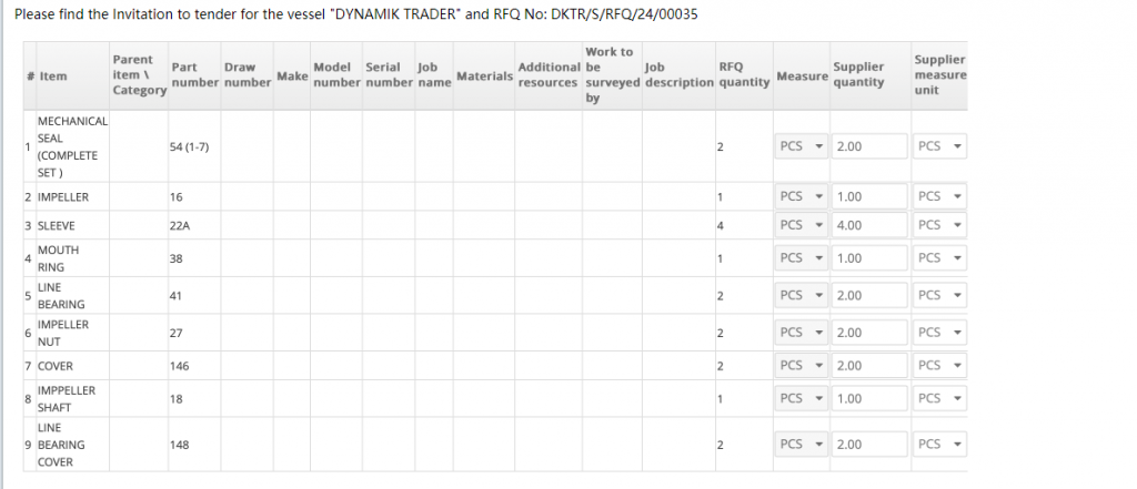 【询价】船舶备件—备件（CK-R20240220-11）询价-泰州昌宽社区-报价采购-船用采购网-船舶物料采购-船务服务-一站式船用设备供应服务